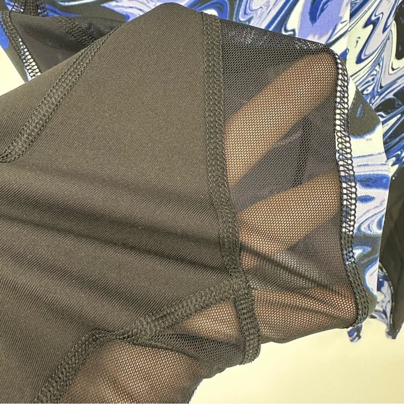 LIVI Active Stretch Leggings Pants Purple Blue Yoga Exercise Compression 18 20 - Picture 4 of 6